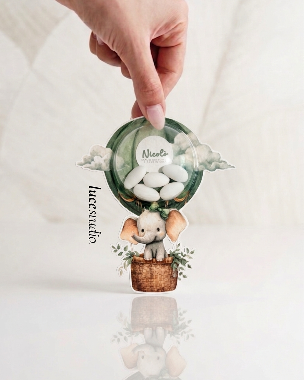 CUPOLA CONFETTI PERSONALIZZATA