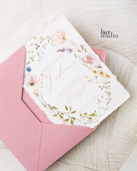 INVITO EVENTO BIMBA | MODELLO FLORA