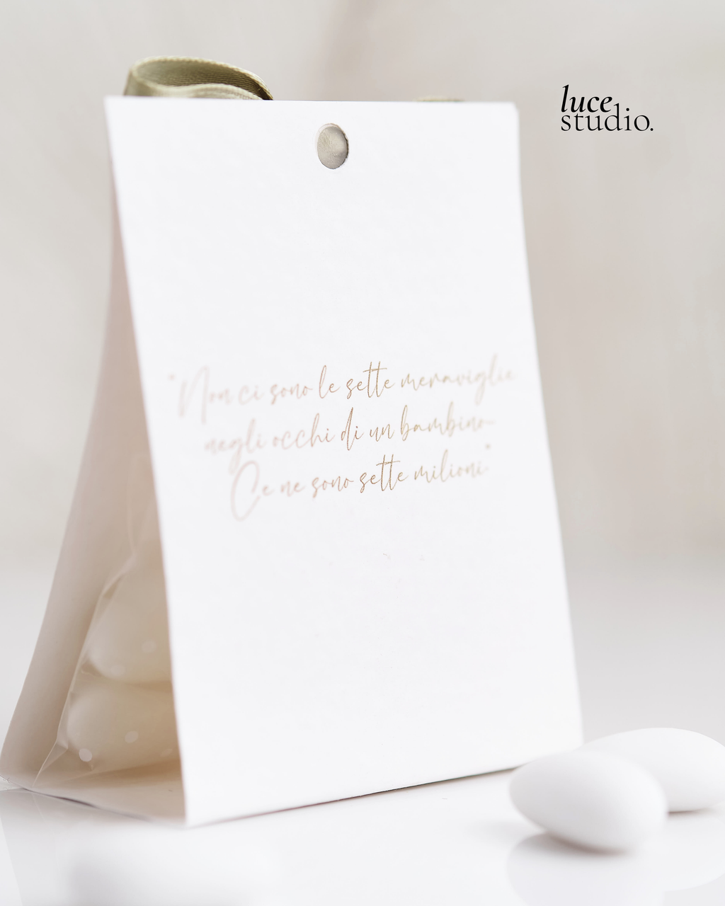 SACCHETTINO CONFETTI PERSONALIZZATO