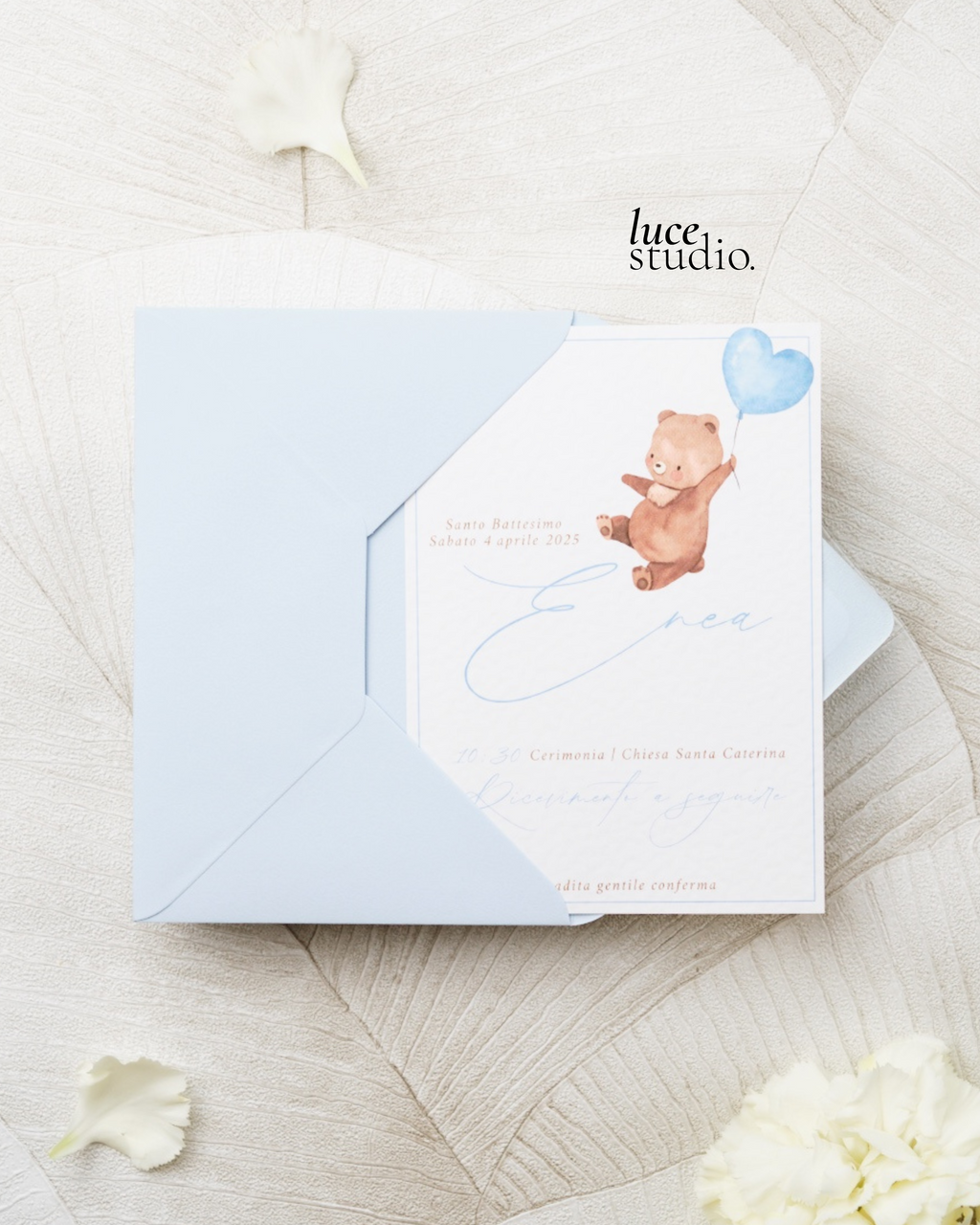 INVITO EVENTO BIMBO | MODELLO TEDDY