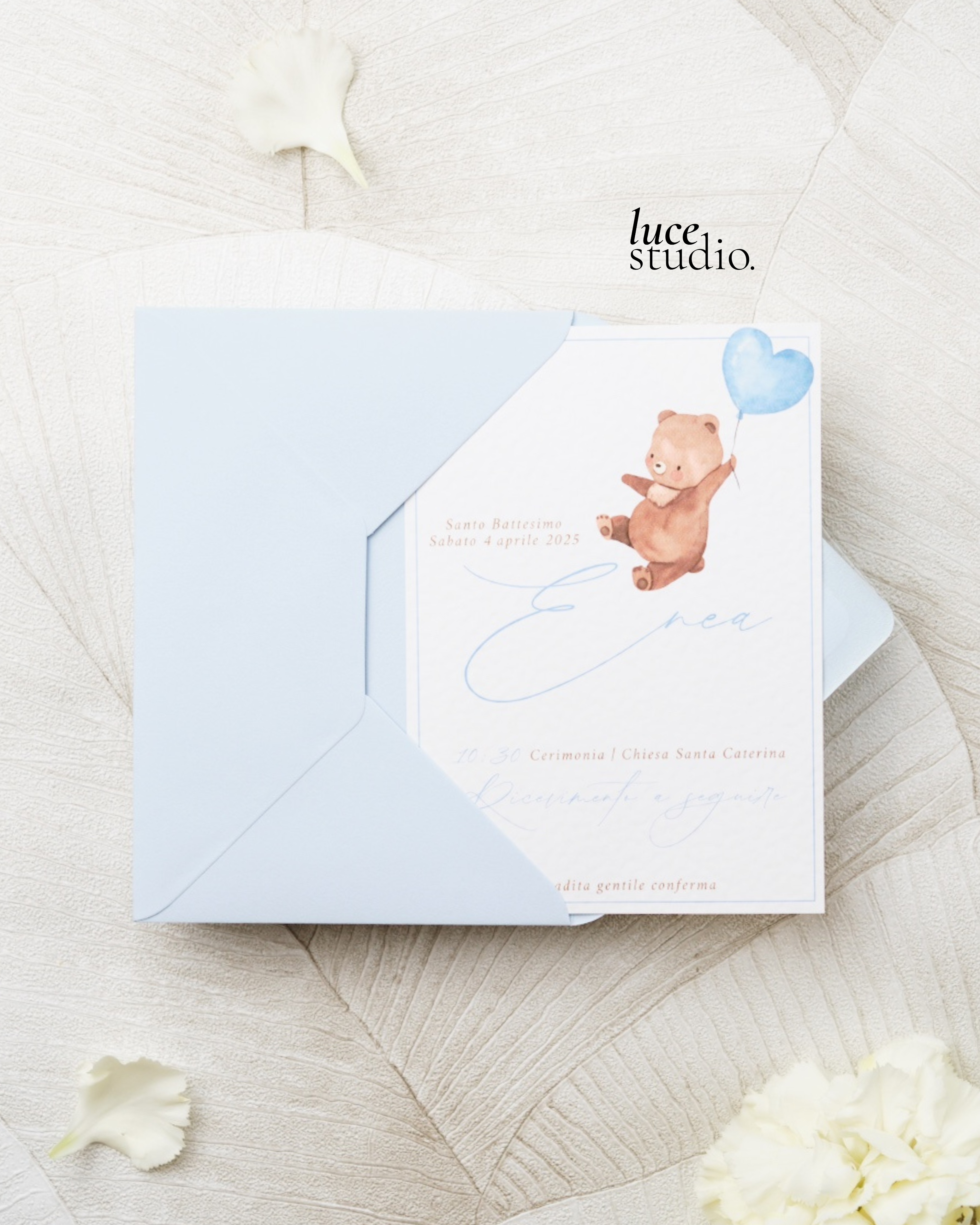 INVITO EVENTO BIMBO | MODELLO TEDDY