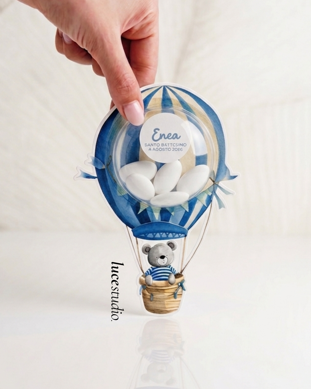 CUPOLA CONFETTI PERSONALIZZATA